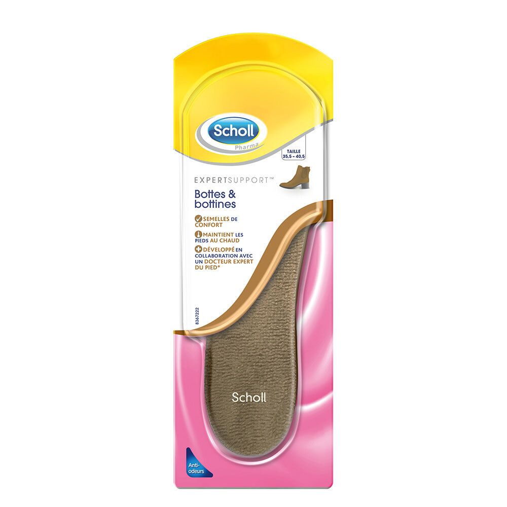 Scholl Semelles Expert Support Bottes & Bottines Intérieures 1 pc(s)