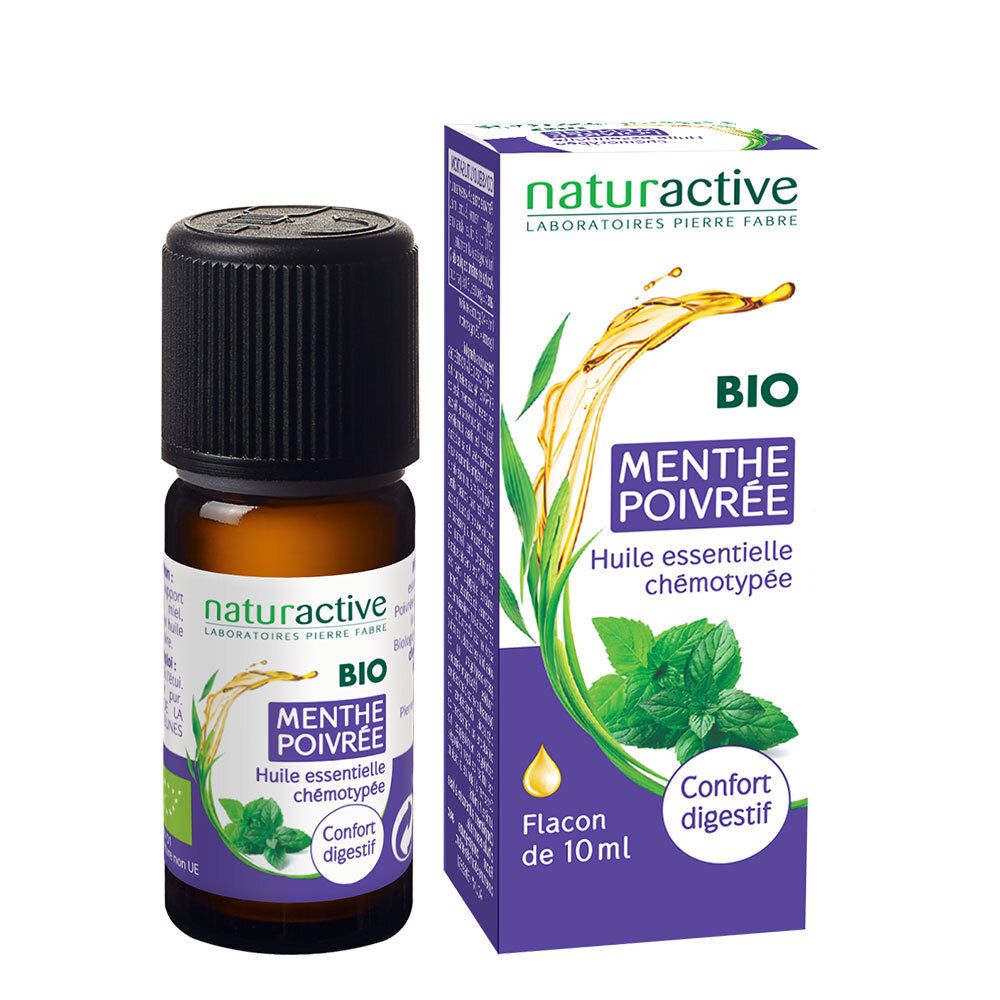 Naturactive Menthe Poivrée Huile Essentielle Bio 10 Ml