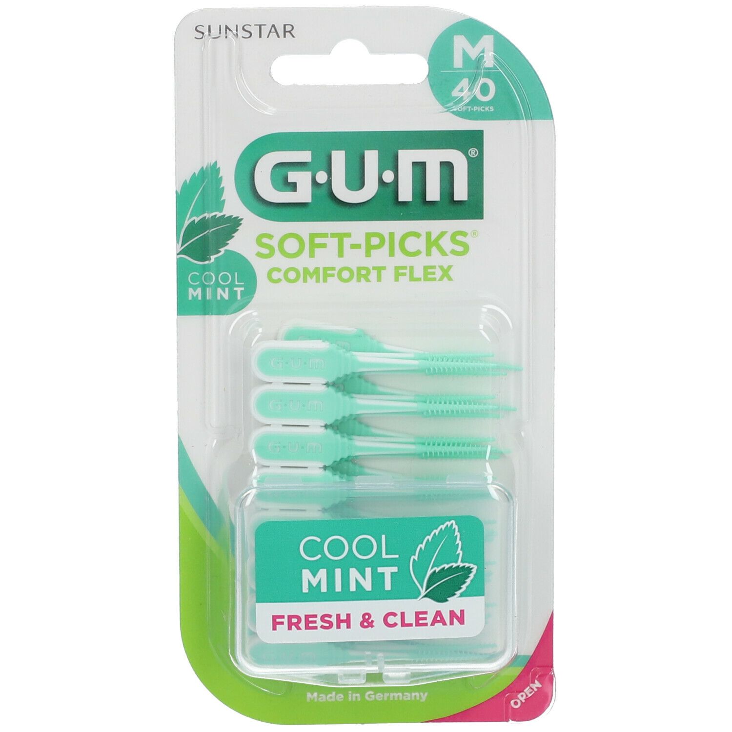 Cmmainbrand1620 Gum® Soft-Picks® Comfort Flex Medium Mint Bâtonnet(S) 40 Pc(S)