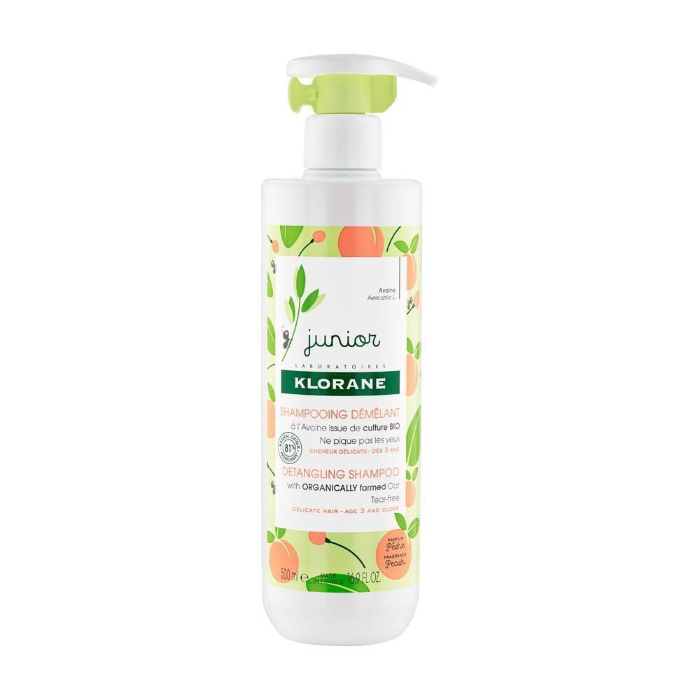 Klorane Shampoing Démêlant - Parfum Pêche Shampooing 500 Ml Enfants