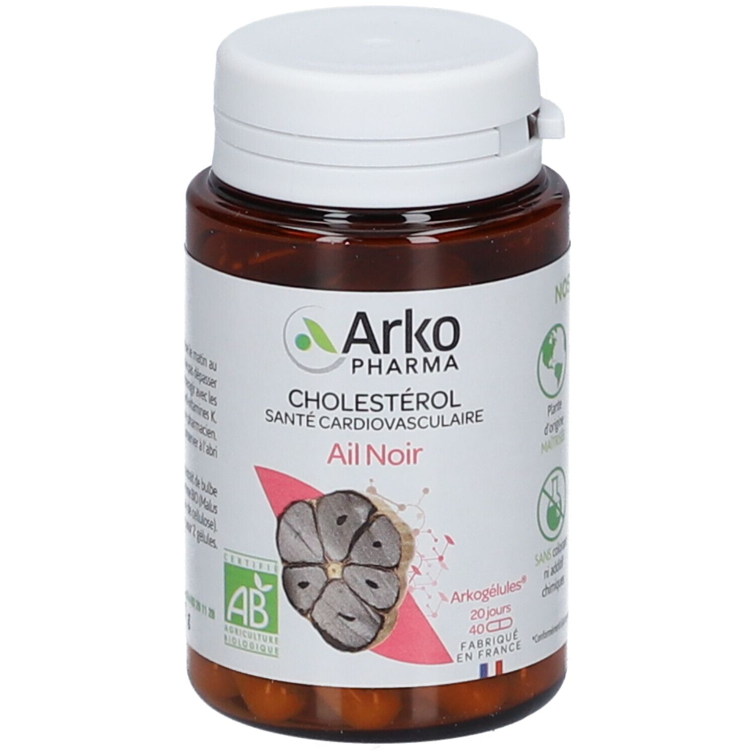 Arkogélules Arkopharma Ail Noir Bio Capsule(S) 40 Pc(S) Enfants