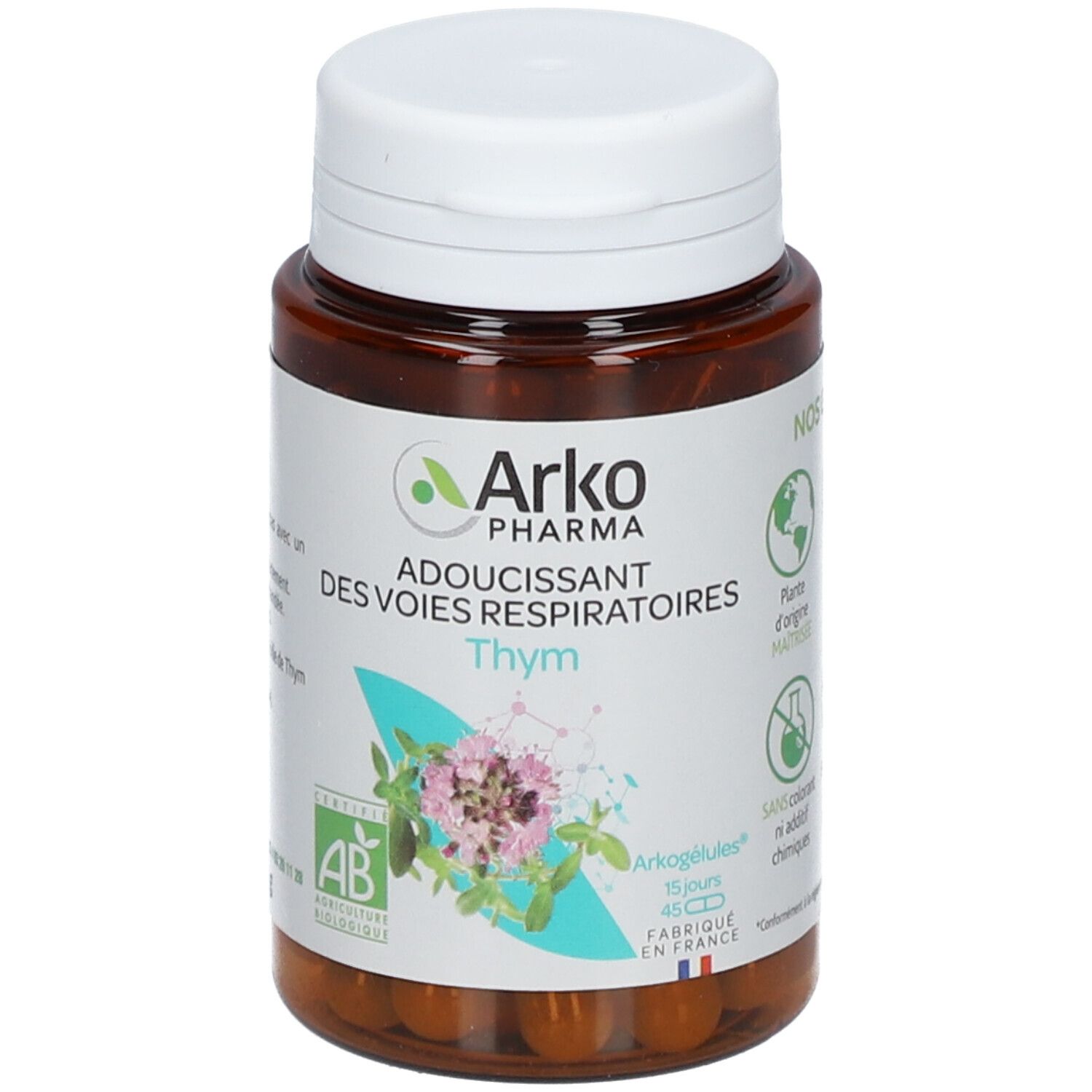 Arkogélules Arkopharma Thym Bio Capsule(S) 45 Pc(S) Enfants