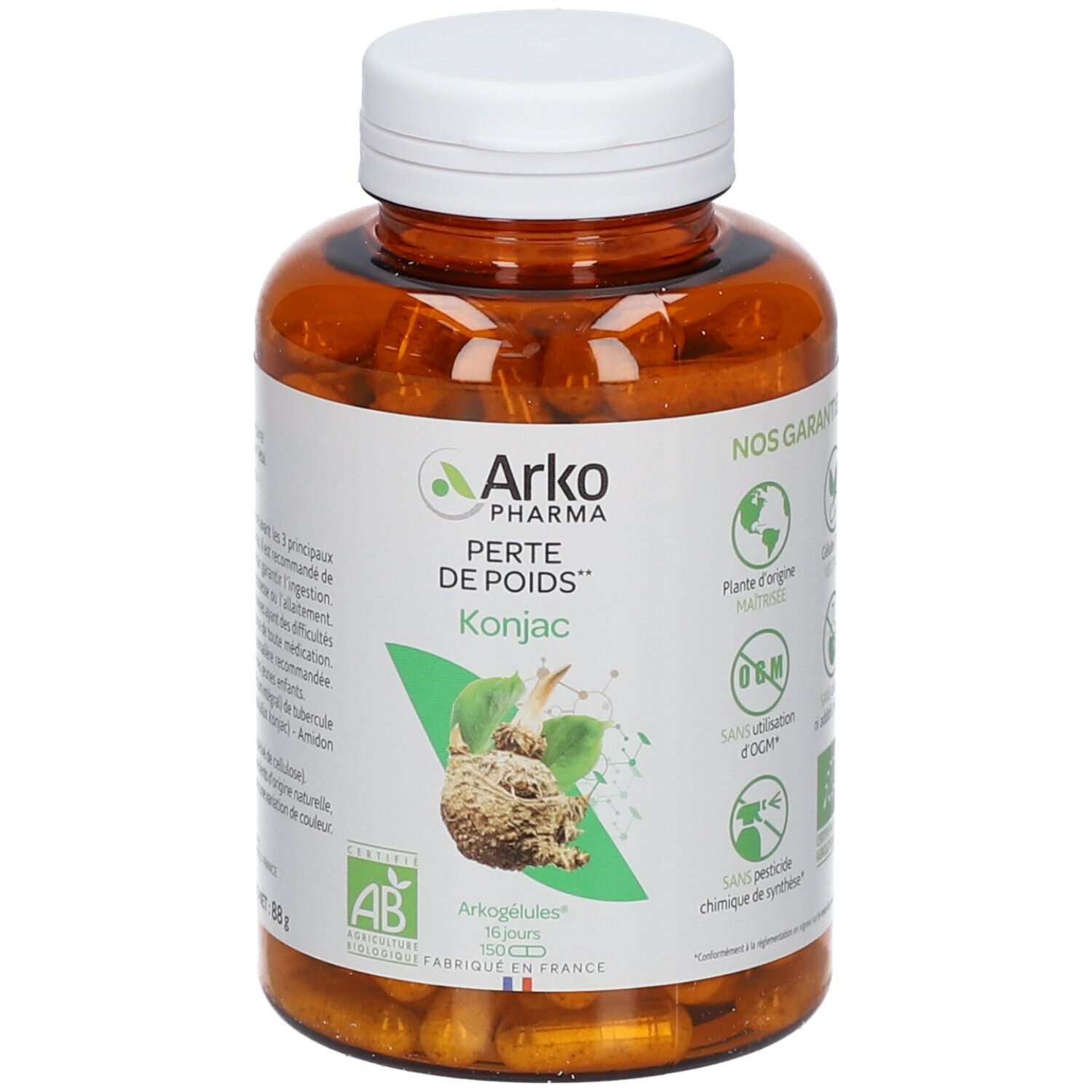 Joom Parasanteonline Arkopharma Arkogélules Konjac Bio 150 Gélules - Image 3