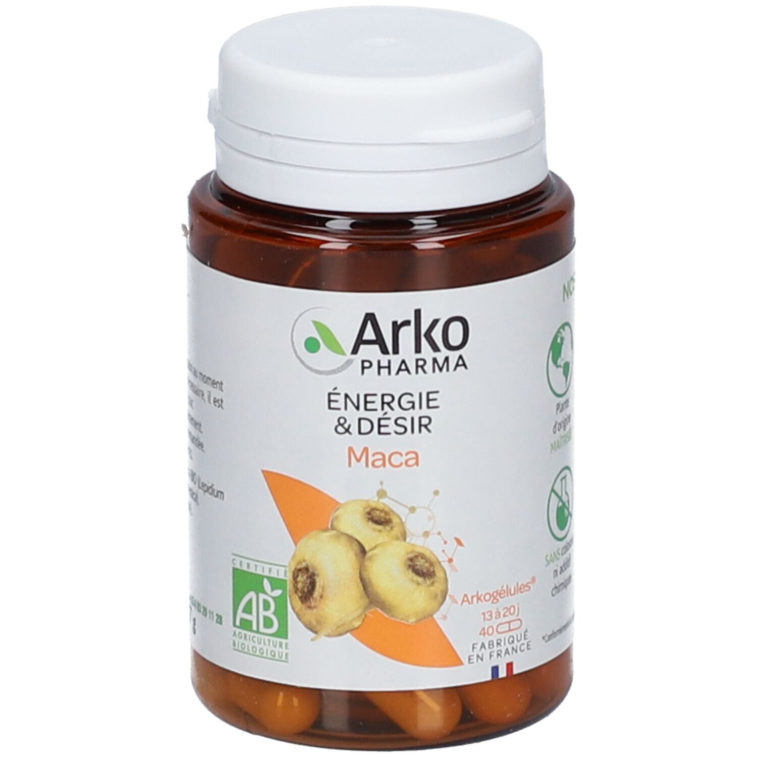 Arkogélules Arkopharma Maca Bio Capsule(S) 40 Pc(S)