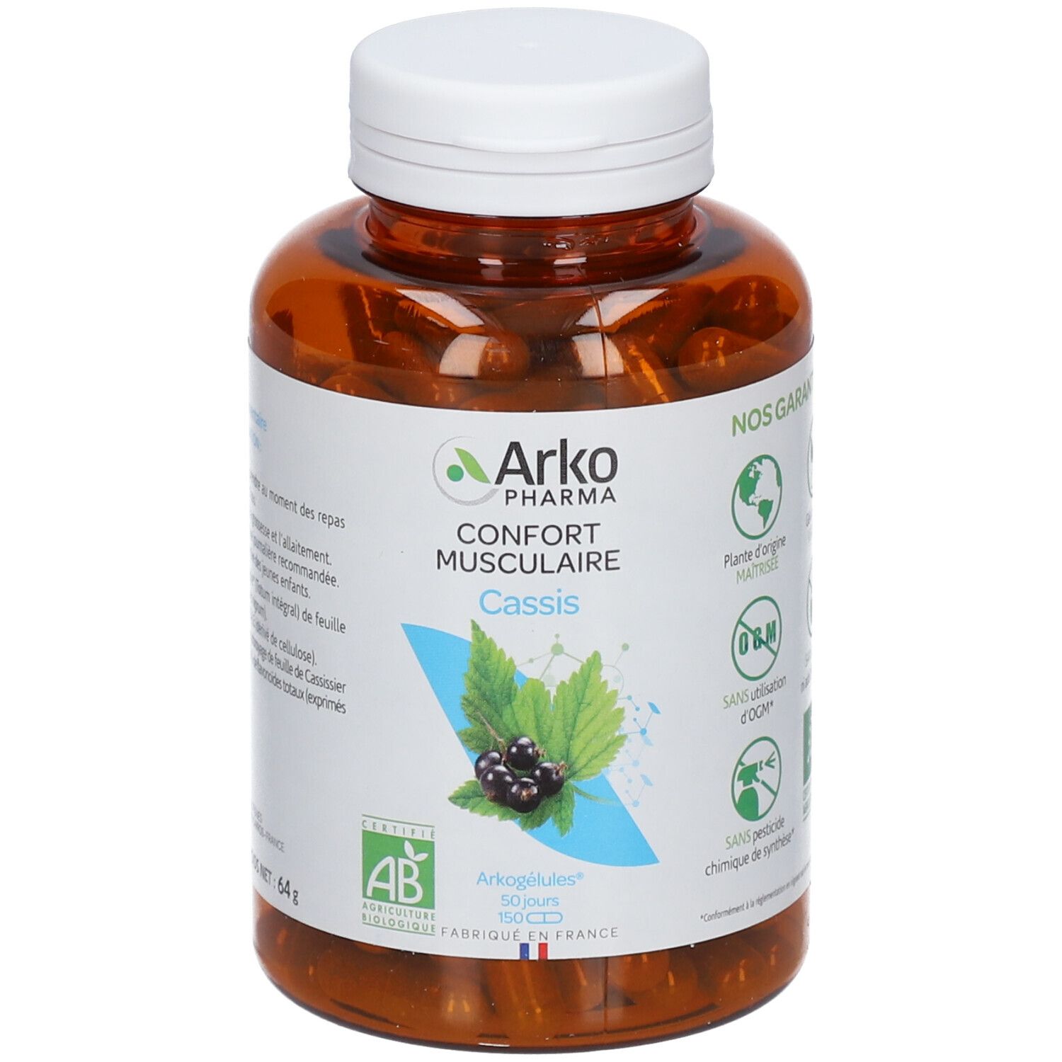 Arkogélules Arkopharma Cassis Bio Capsule(S) 150 Pc(S) Enfants