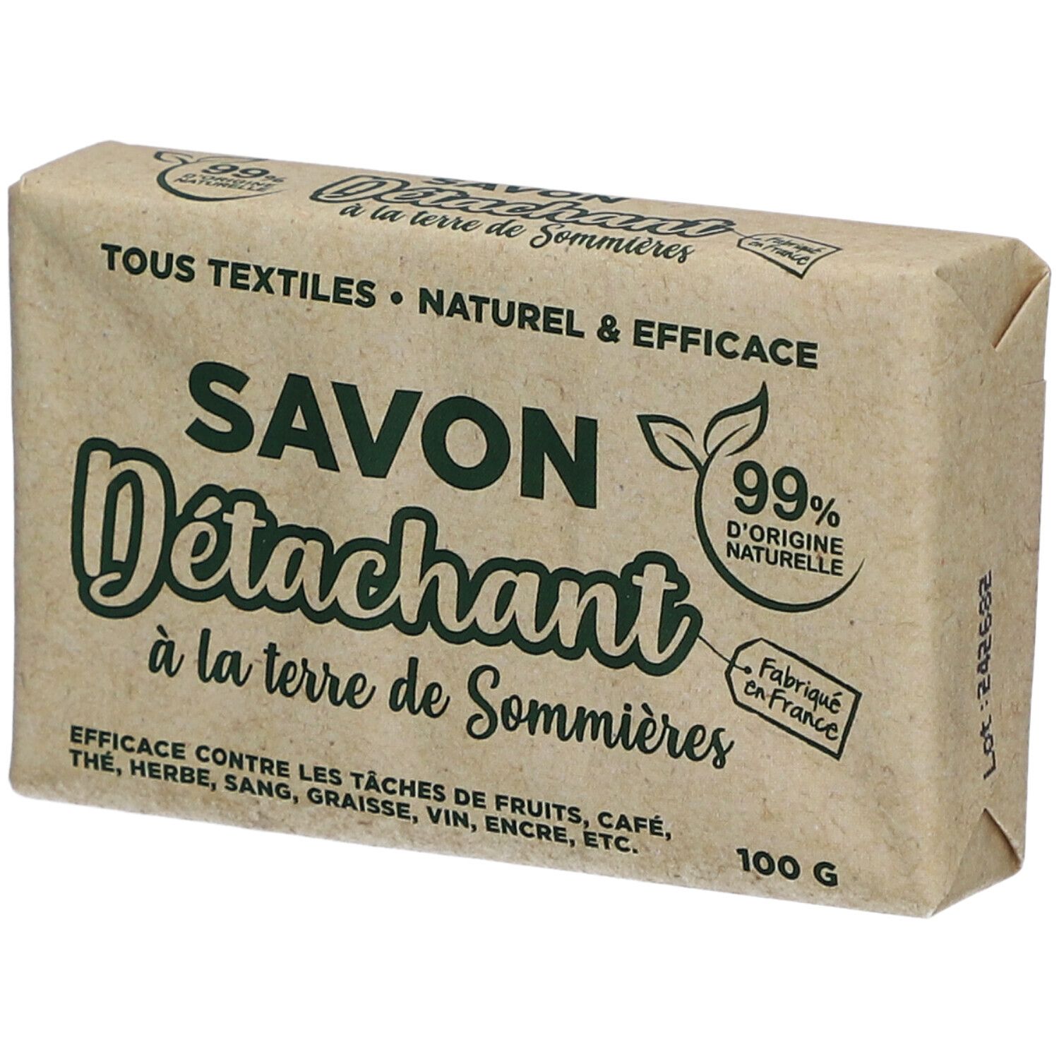 MKL Savon de Marseille Détachant à la Terre Sommières 100 g