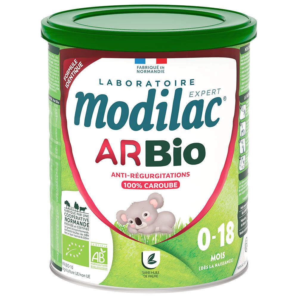 Modilac Expert Bio AR, Denrée alimentaire destinée à des fins médicales spéciales en poudr 800 g Poudre