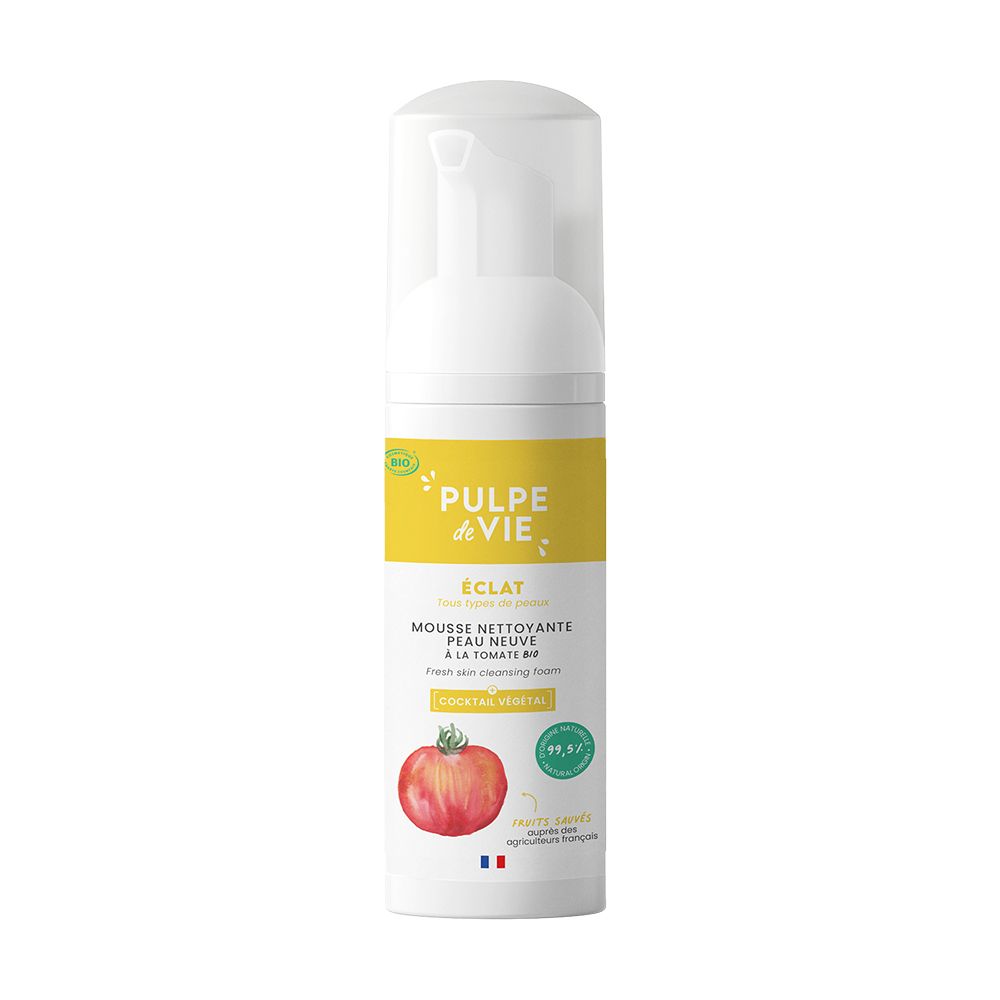 PULPE DE VIE Mousse nettoyante éclat 125 ml Crème