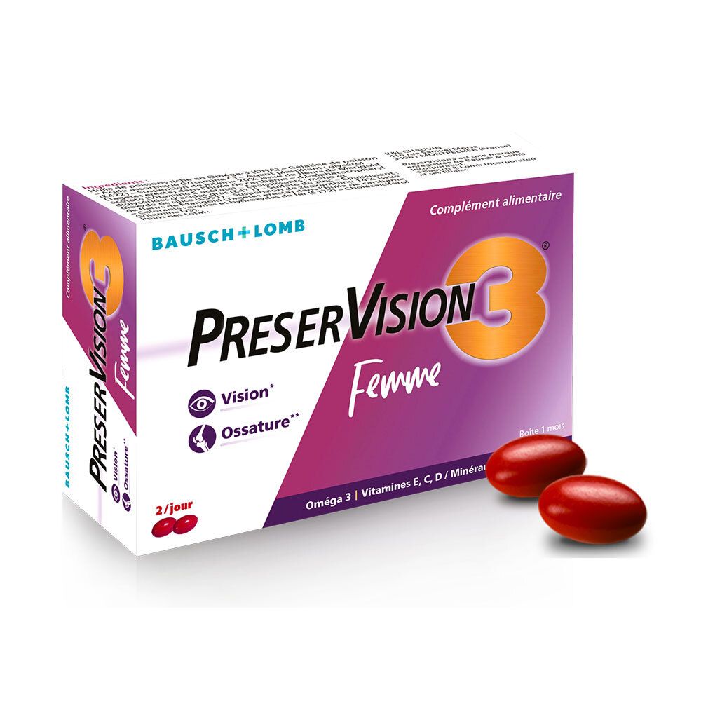 Preservision Femme 60 Capsules 1 Mois 60 pc(s) Capsule(S)