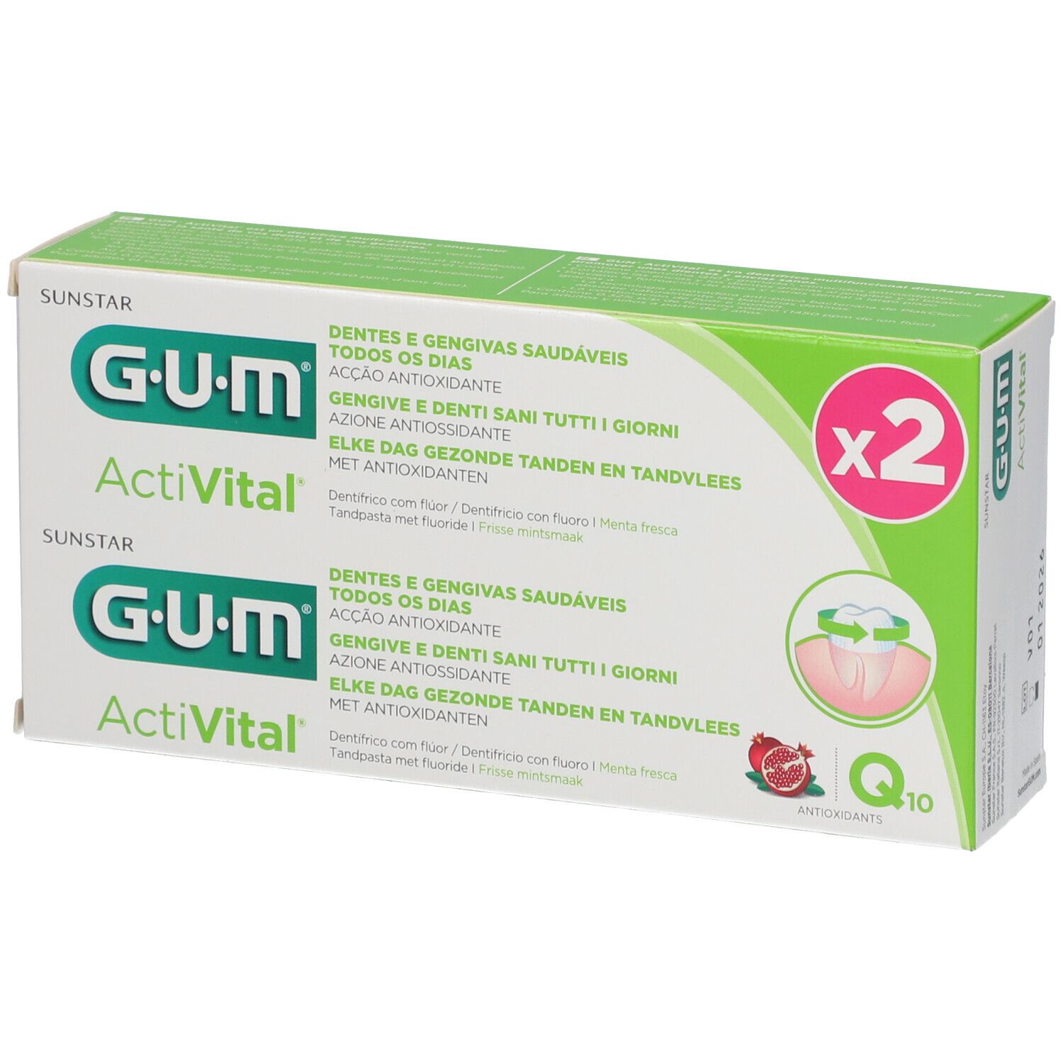 Gum Gum® Activital Gel Dentifrice Dentifrice(S) 150 Ml