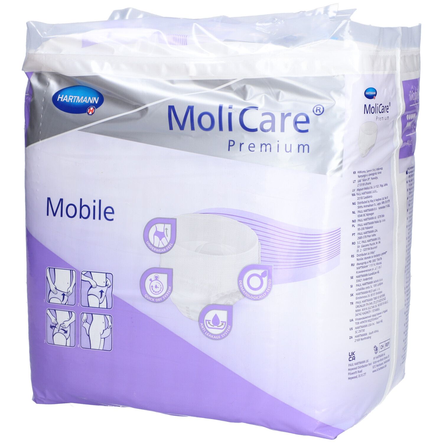 MoliCare Mobile Slip Absorbant 8 gouttes Couches 14 pc(s)