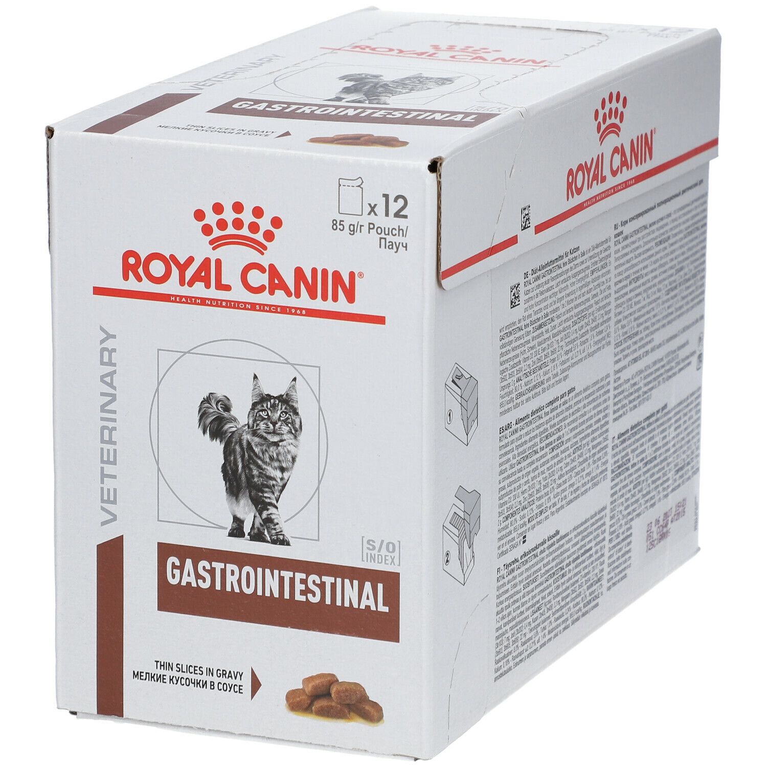 Royal Canin® Gastro Intestinal Low Fat Chat 12x85 g pâte