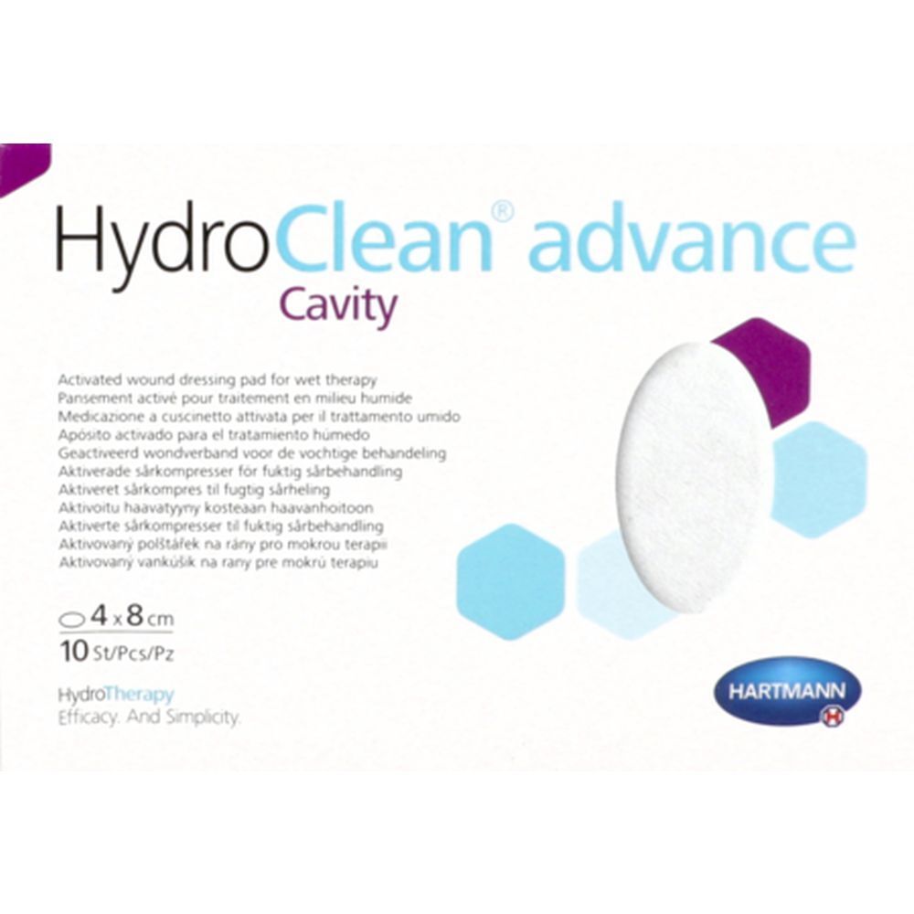 Hartmann Hydroclean® Advance Cavity Rond 4 X 8 Cm Pansement(S) 10 Pc(S)