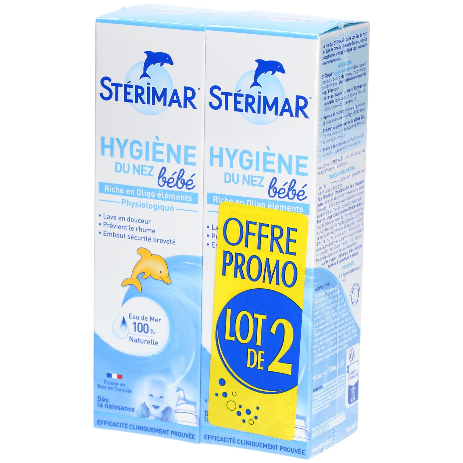 Sterimar Hygiène Du Nez Bébé 200 ml Spray Nasal