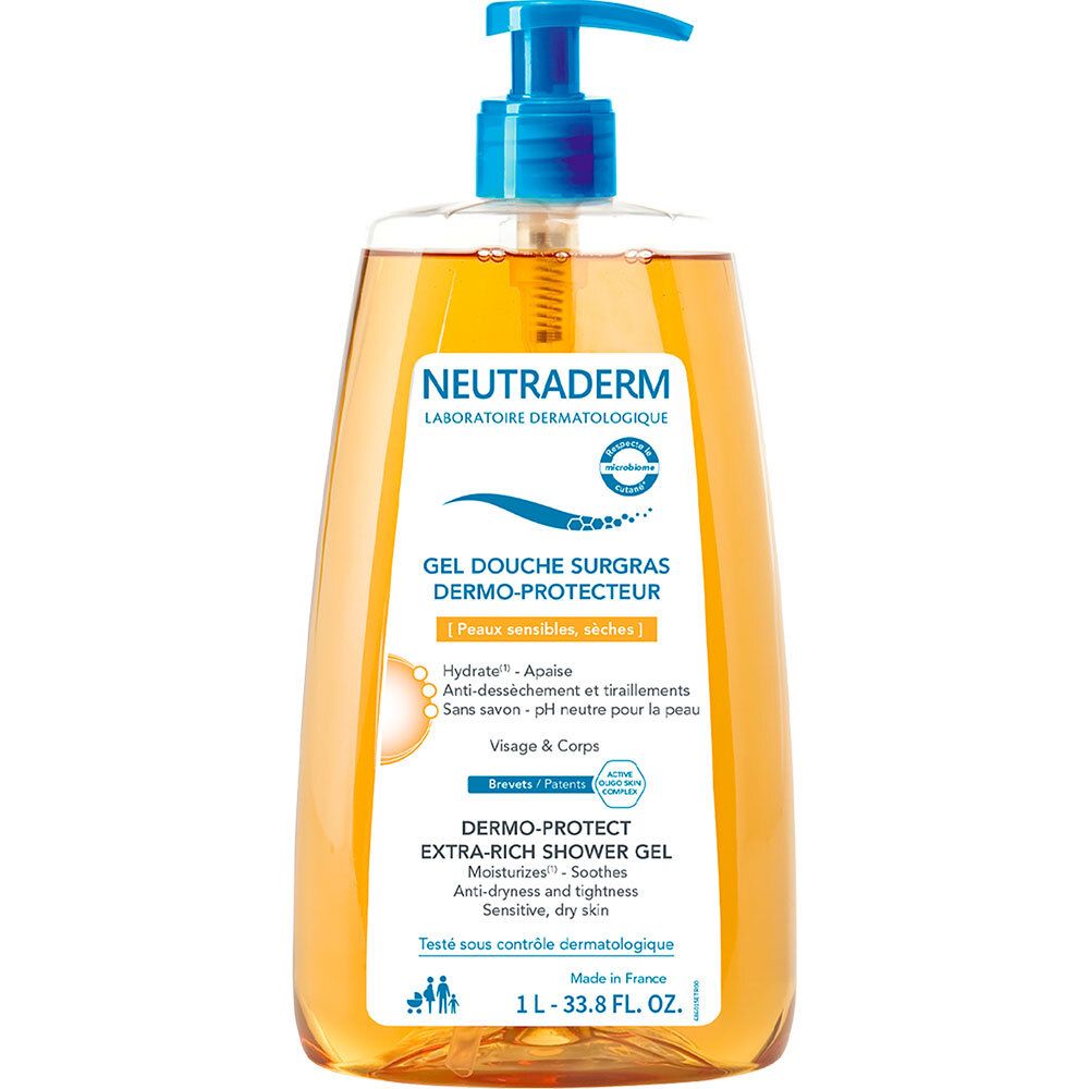 Neutraderm Gel Douche Surgras Dermo-Protecteur 1000 Ml Enfants