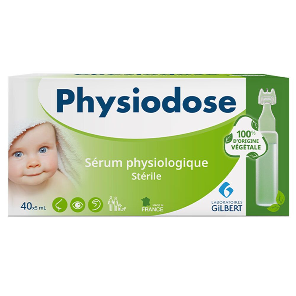 Physiodose Sérum Physiologique Stérile 200 ml Pipette(S) Unidose(S)