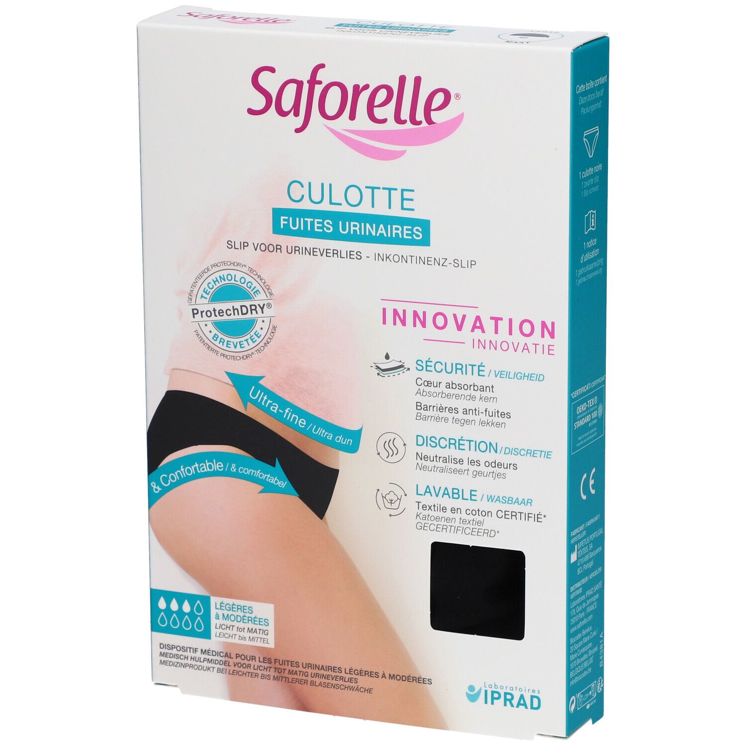Saforelle Culotte Fuites Urinaires Taille 40 1 pc(s) Culotte D'Incontinence