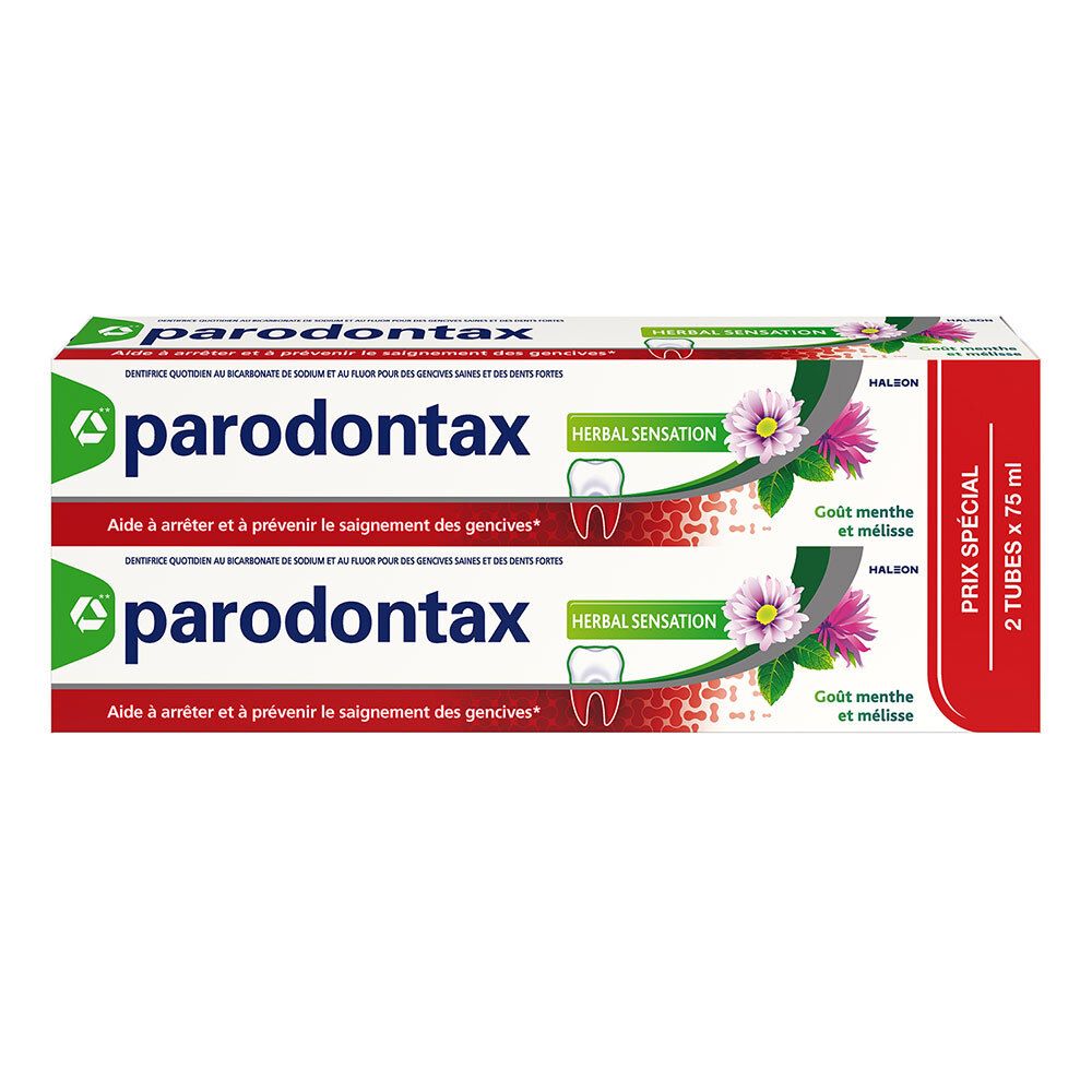 Parodontax Dentifrice Herbal Sensation Lot De 2 X 75 Ml - Image 3
