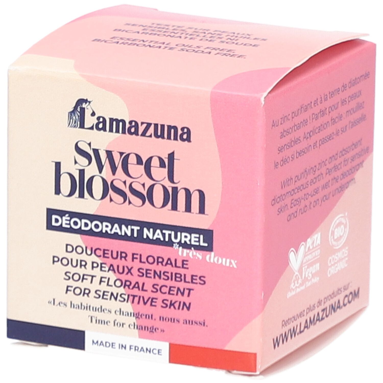 Lamazuna Sweet Blossom Déodorant Solide Peaux Sensibles 30 G