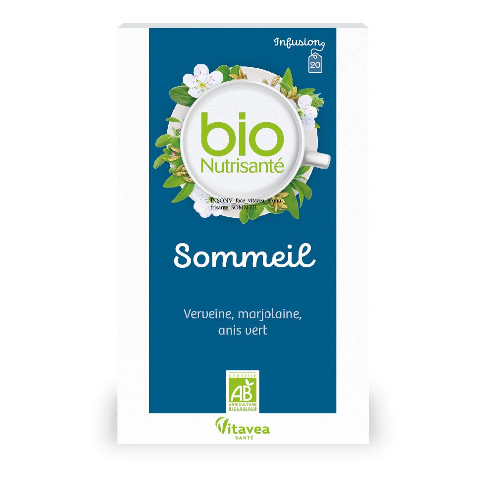 Nutrisanté Bio Infusion Sommeil Thé Instantané 20 Pc(S)