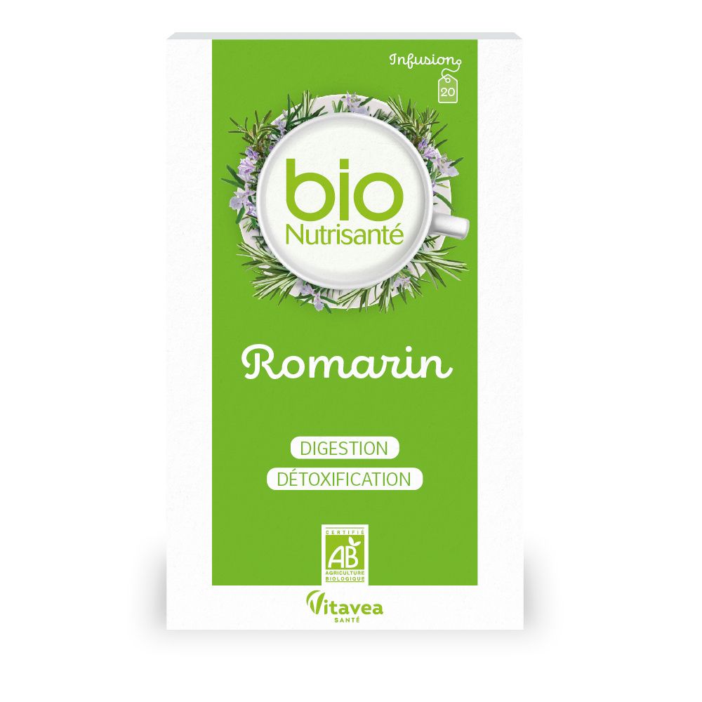 Nutrisanté Bio Infusion Romarin Thé Instantané 20 Pc(S) Enfants
