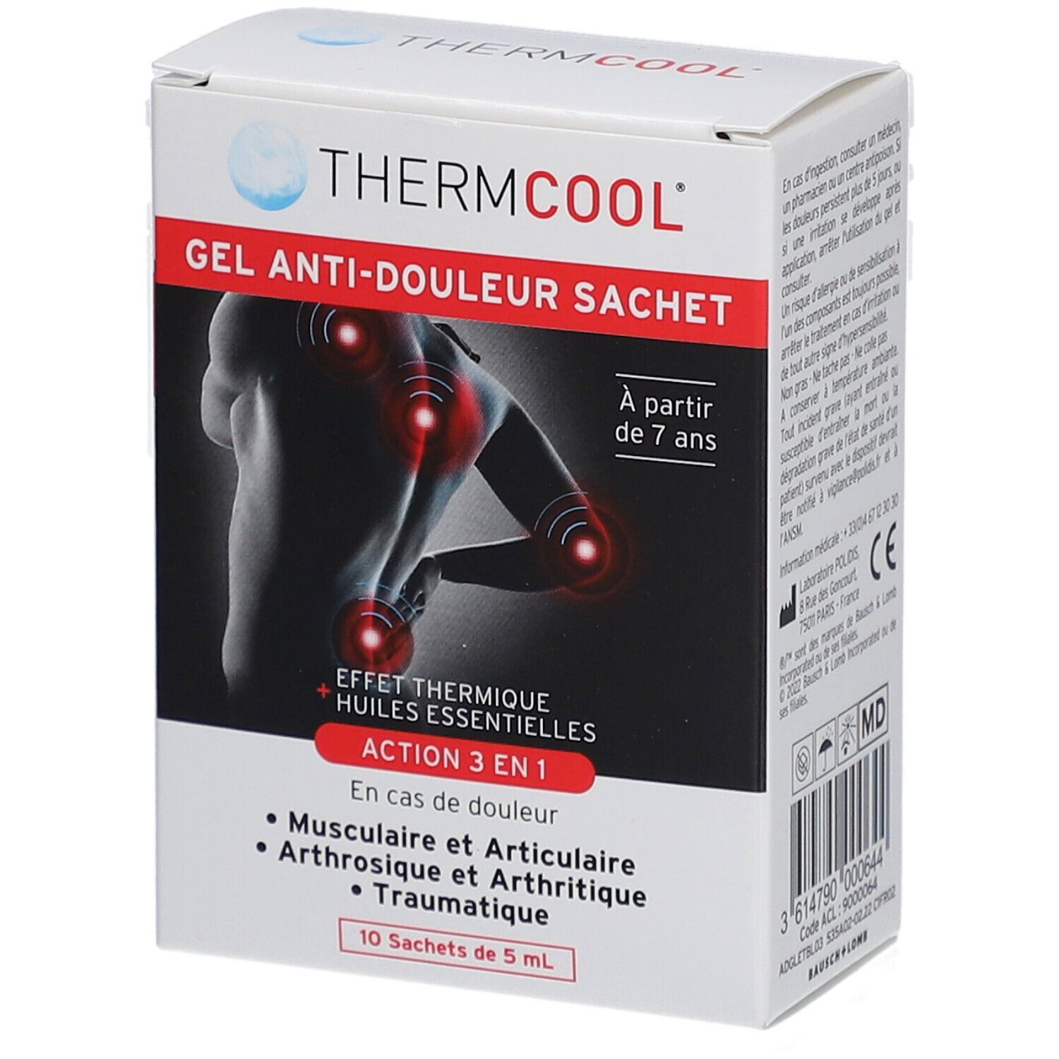 THERMCOOL GEL ANTI-DOULEUR SACHET 10X5ML - Image 3