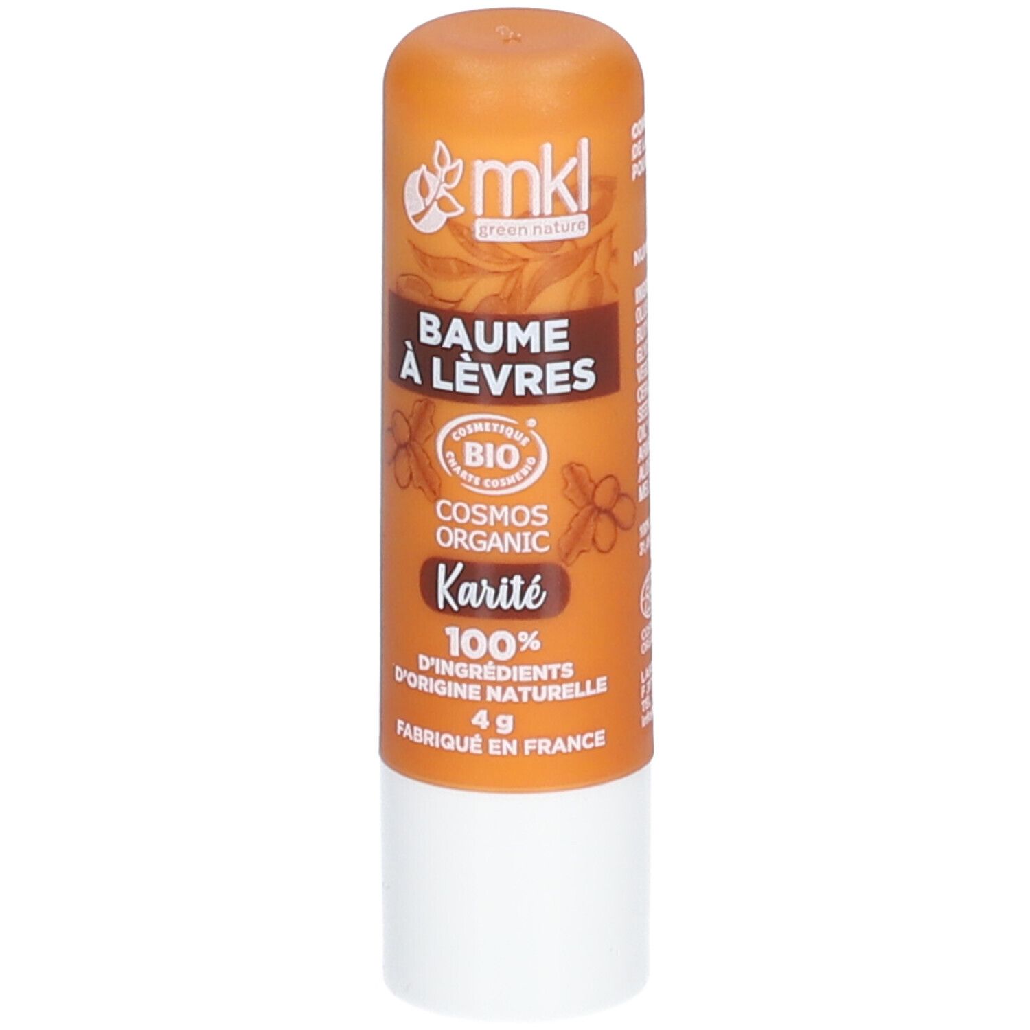 Mkl Baume Lèvres Certifié Bio - Karité Baume 4 G