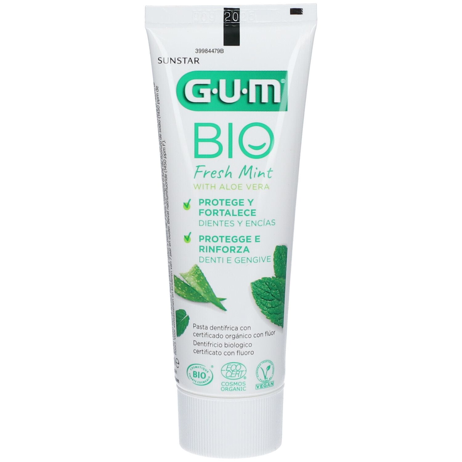 Gum Gum® Bio Gel Dentifrice Menthe Fraîche Dentaire 75 Ml - Image 1