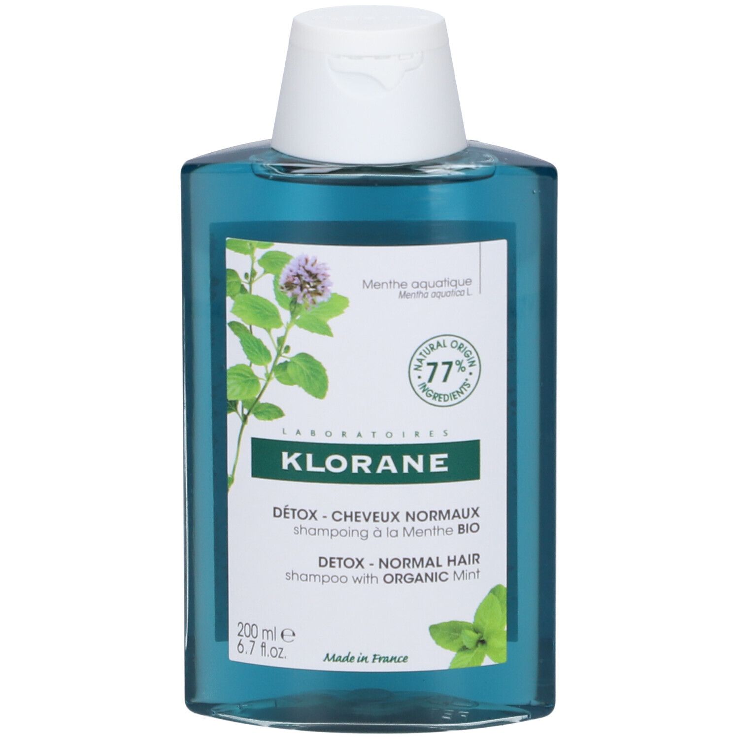Klorane Shampoing À La Menthe Aquatique Bio Shampooing 200 Ml