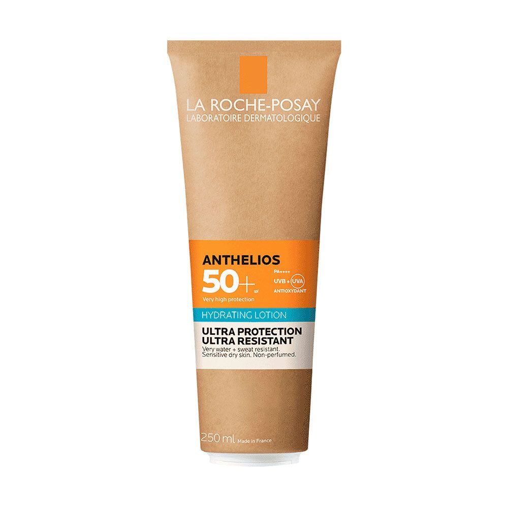 Anthelios Crème Solaire en Lait Hydratant Corps SPF50+ Sans Parfum 250 ml