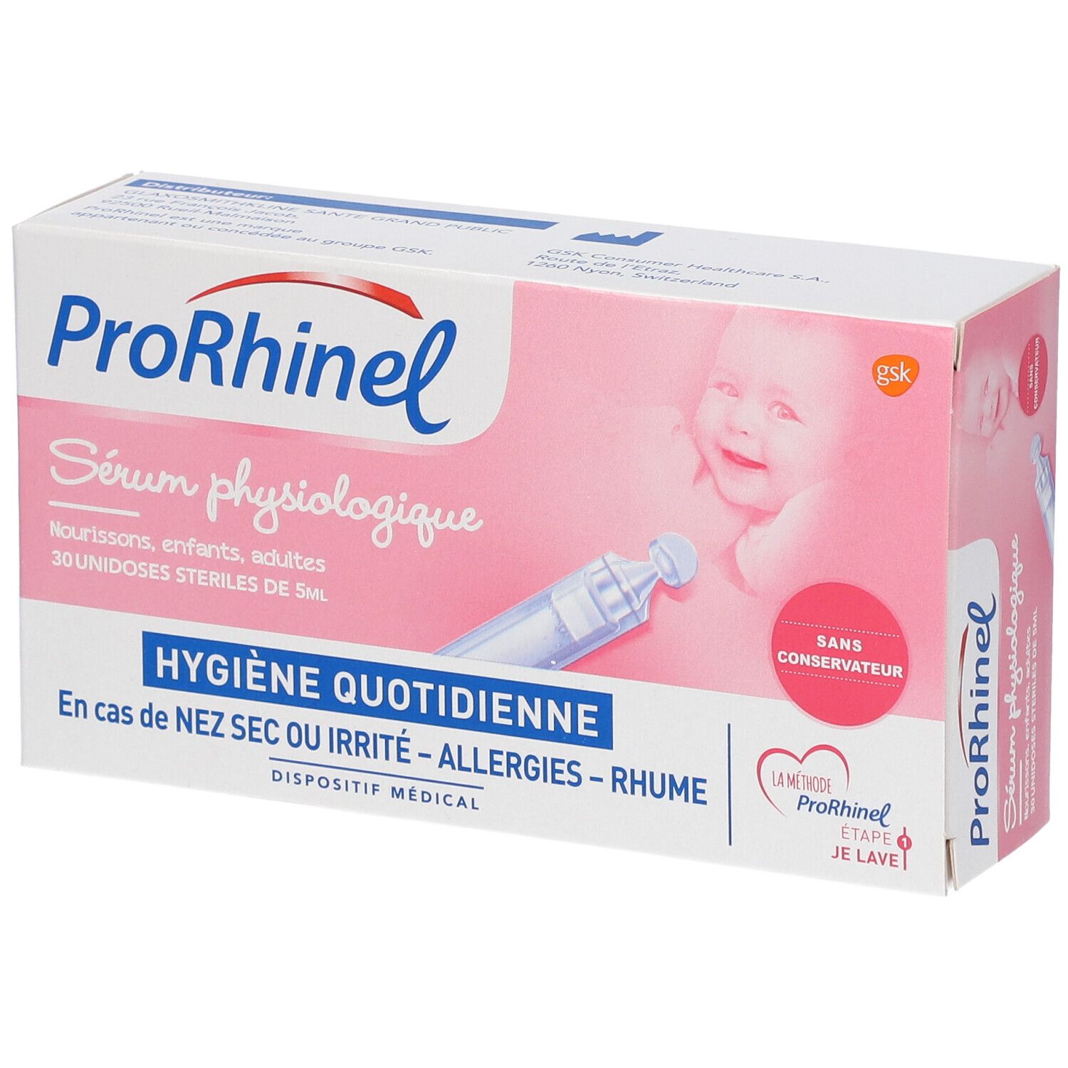 ProRhinel Sérum Physiologique Stérile 150 ml Pipette(S) Unidose(S)