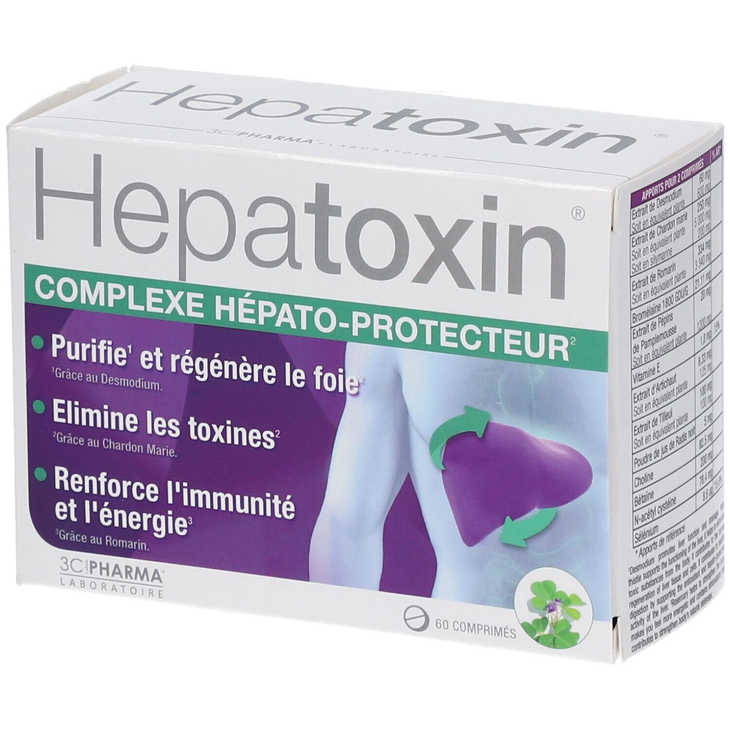 3C Pharma 3C Pharma® Hepatoxin® Comprimé(S) 60 Pc(S) Enfants