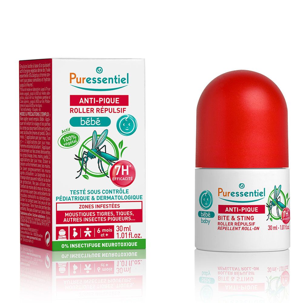 Puressentiel Anti-Pique Roller Répulsif Bébé 30 ml Rouleau