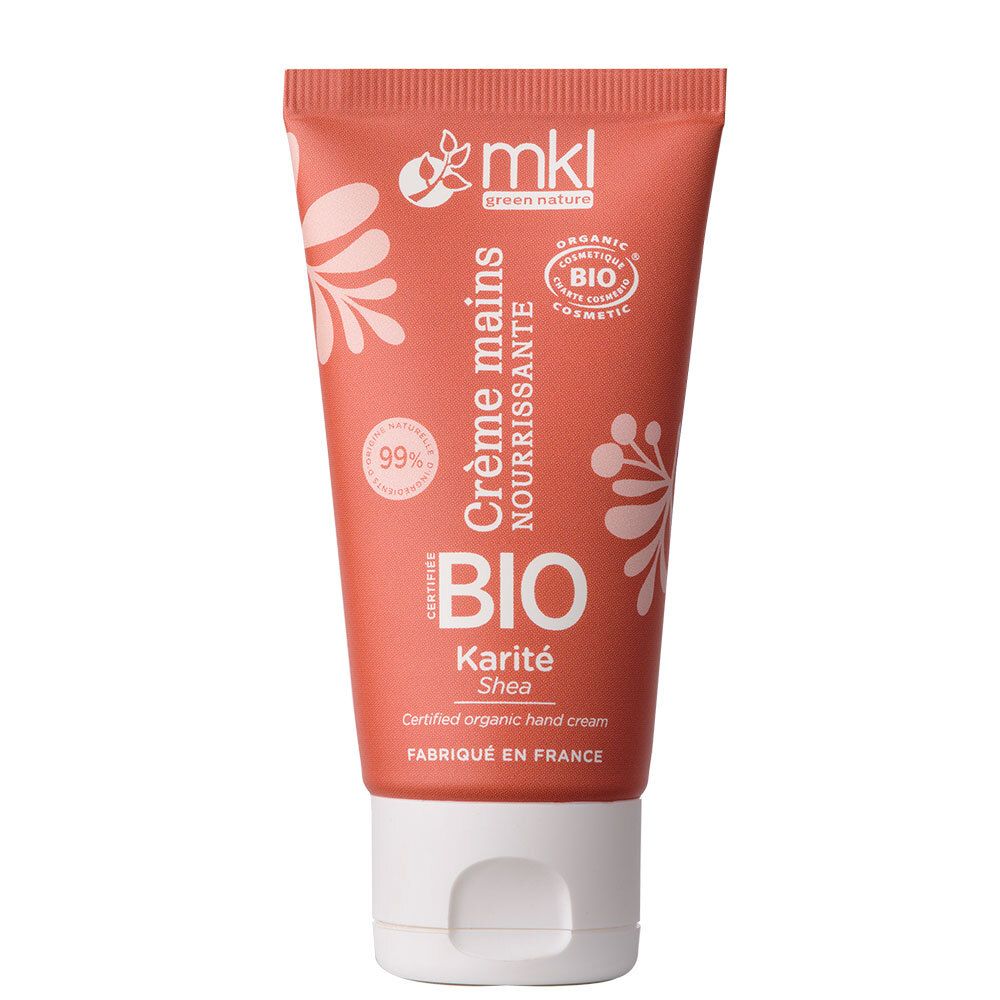 Mkl Crème Mains Certifiée Bio - Karité Crème Pour La Peau 50 Ml