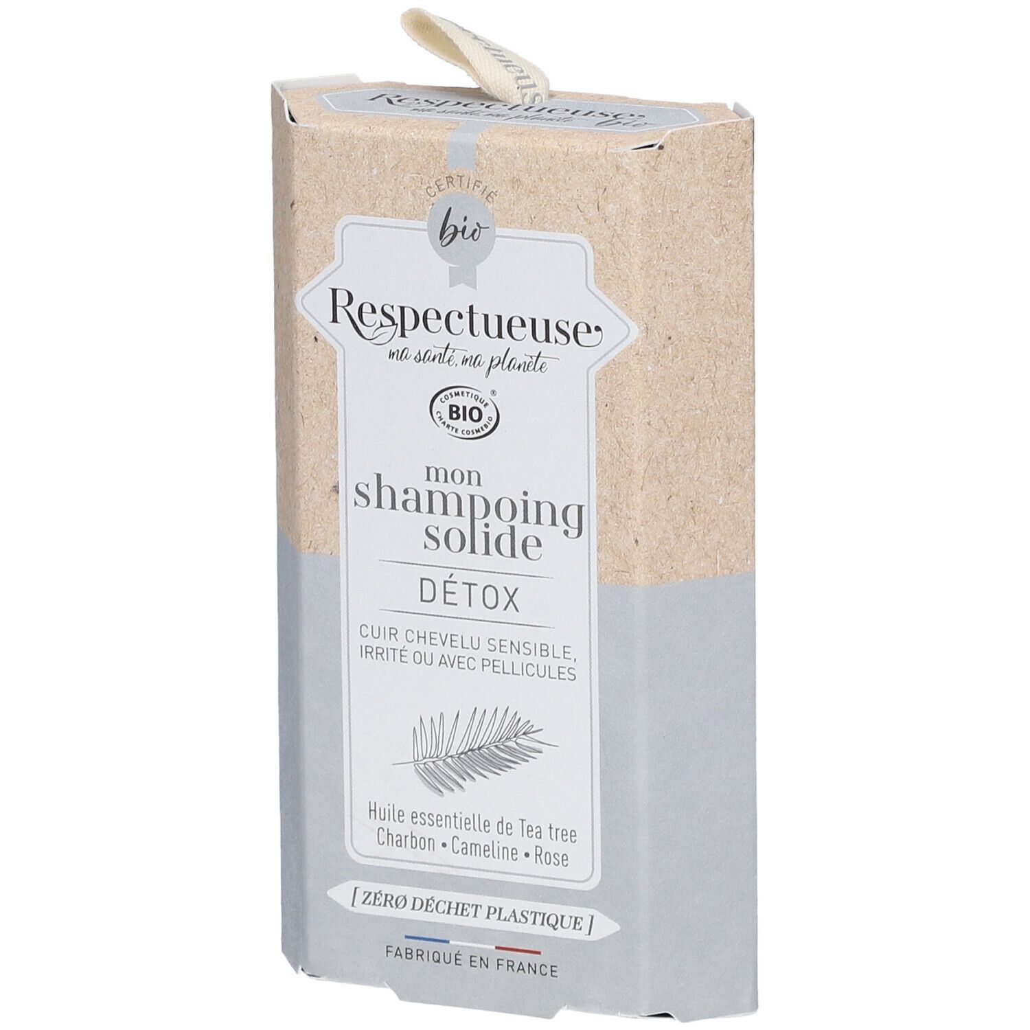 Respectueuse Mon Shampoing Solide DETOX Bio Shampooing 75 g