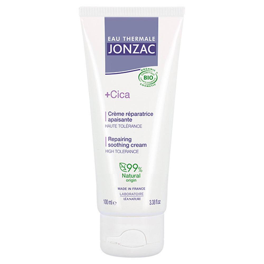 Eau Thermale Jonzac® Jonzac +Cica Crème Réparatrice Apaisante Bio Visage Et Corps Pour La Peau 100 Ml