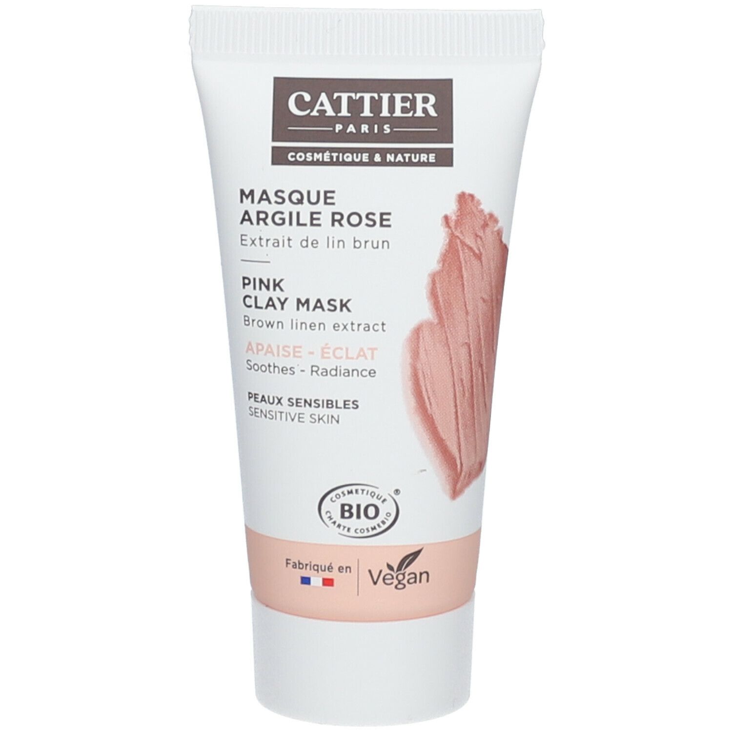 Cattier Masque À L'argile Rose Masque(S) Pour Le Visage 30 Ml