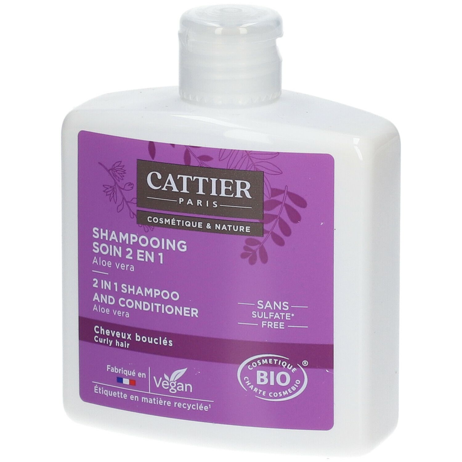 Cattier Shampooing Soin 2 En 1 250 Ml