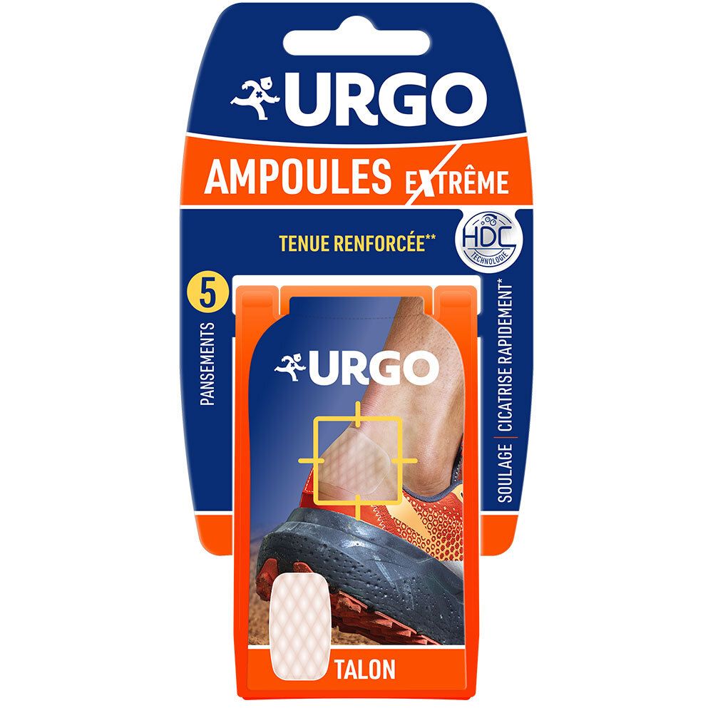 Urgo Ampoules Extrême Grand Format 6,8 Cm X 4,2 Pansement(S) 5 Pc(S) - Image 1