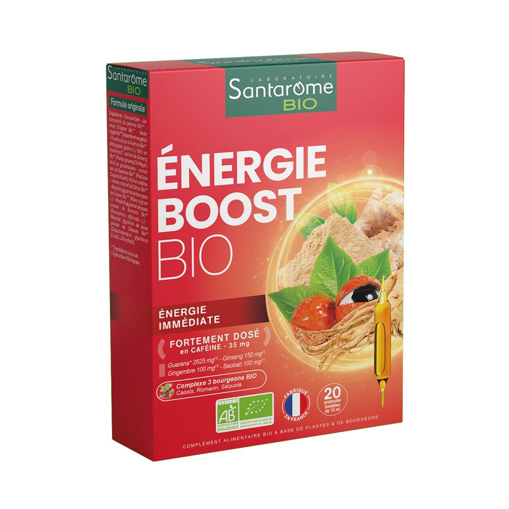 Santarome Bio Énergie Boost Complément Tonique Immédiat Solution Orale 200 Ml Enfants