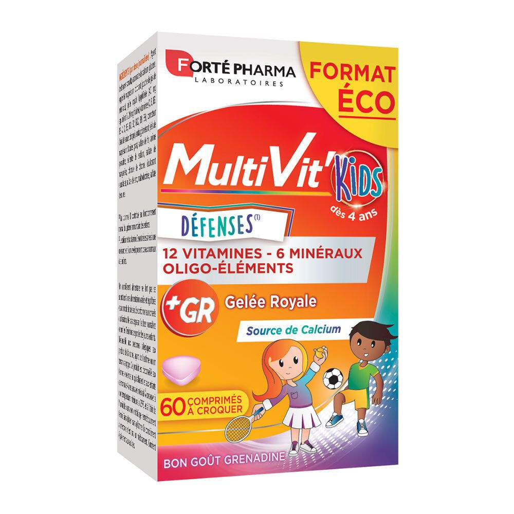 Forté Pharma Multivit’ Défenses Comprimé(S) 60 Pc(S) Enfants