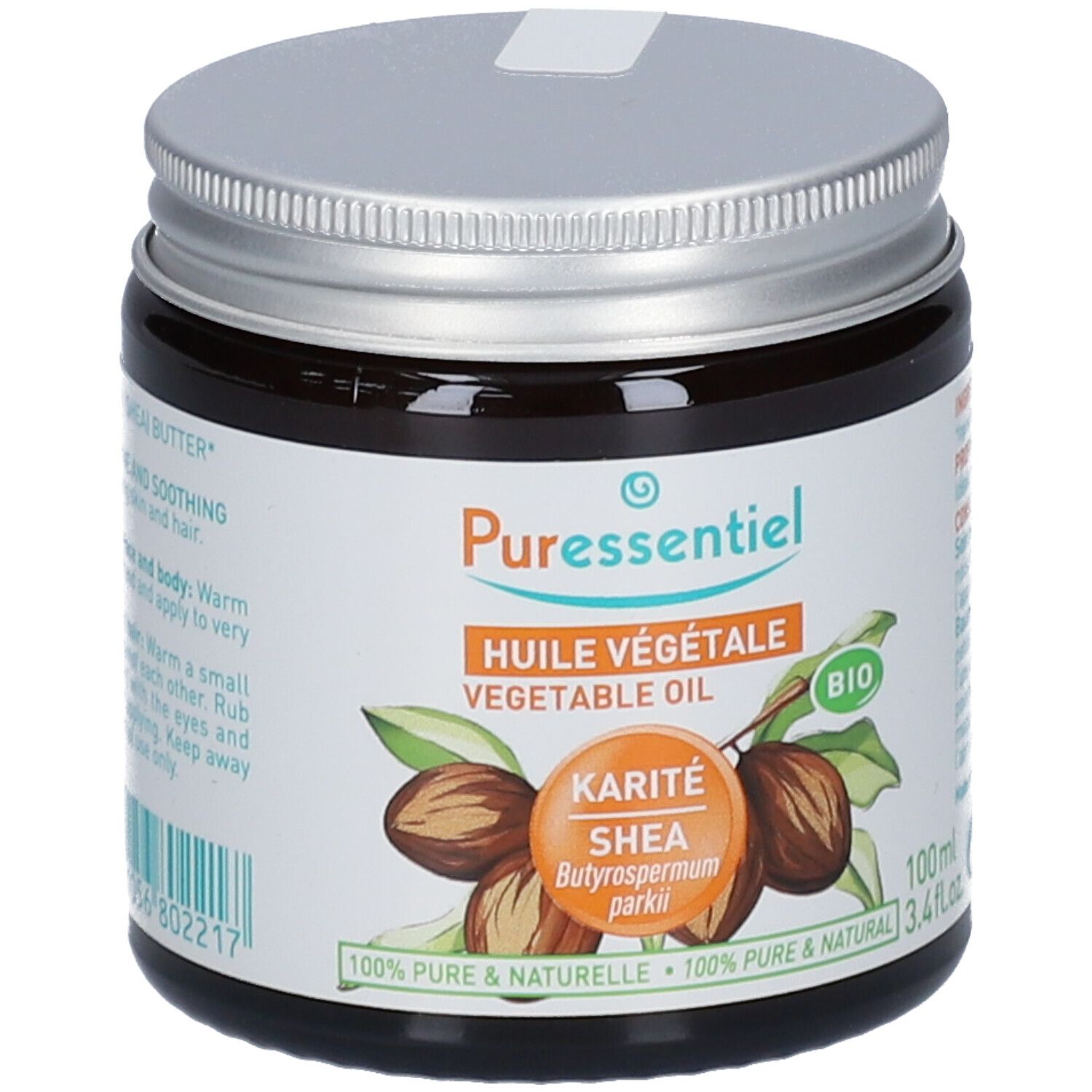 Puressentiel Huile Végétale Beurre BIO de Karité 100 ml Huile