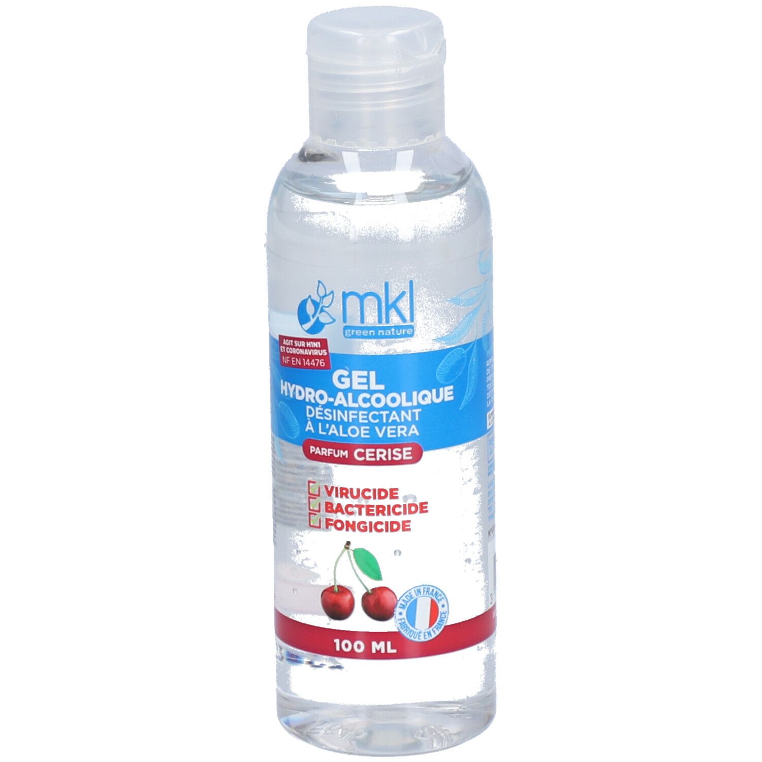 MKL GREEN NATURE Gel Hydro-Alcoolique Cerise Gel(S) 100 ml