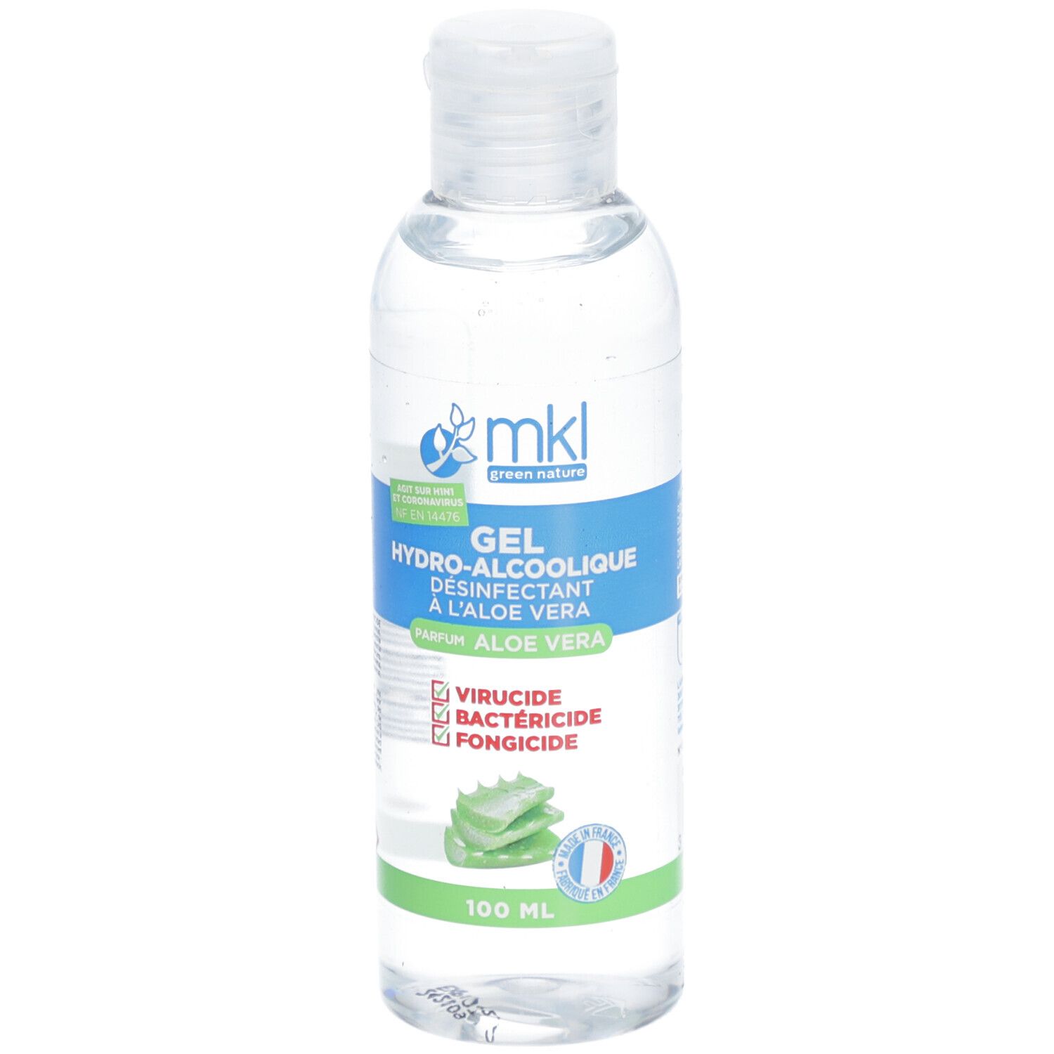 MKL Green Nature Gel Hydroalcoolique - Aloe Vera Gel(S) 100 ml