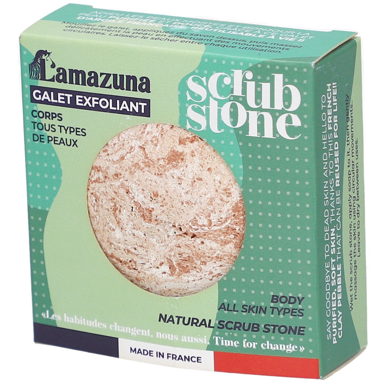 Lamazuna Galet exfoliant naturel 110 g Savon