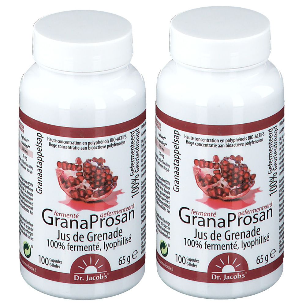 Dr. Jacob's Jus de Grenade Granaprosan Capsule(S) 2x100 pc(s)