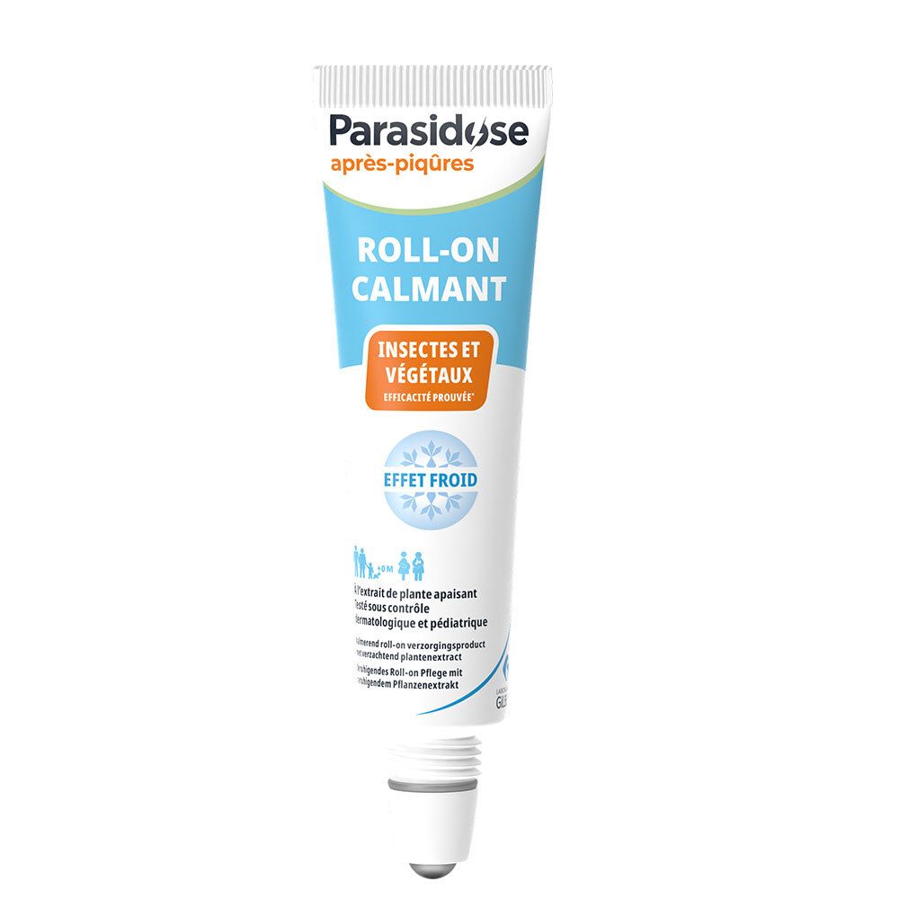 Parasidose Moustiques Après-Piqûres Roll-On Calmant Rouleau 15 Ml