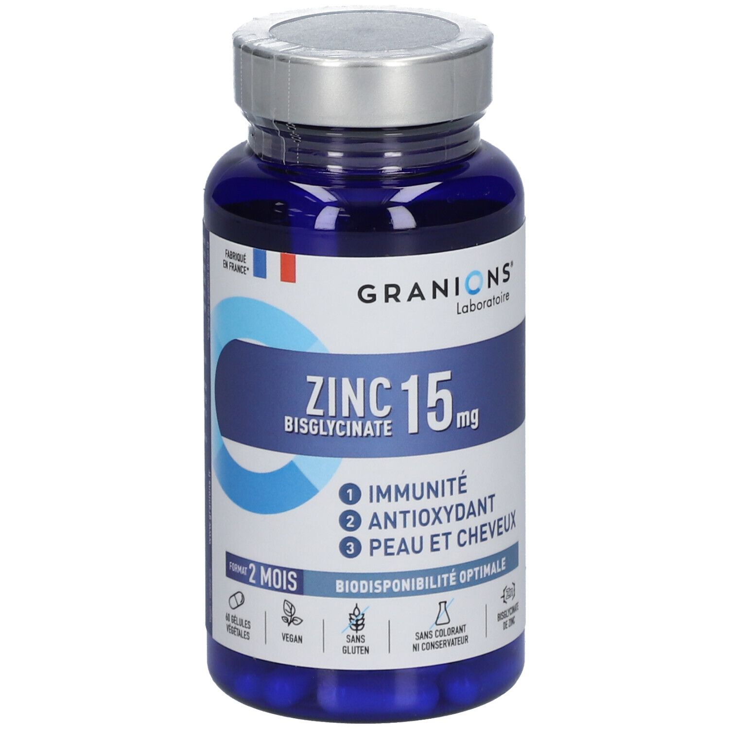 Granions Laboratoire Des Granions® Zinc 15 Mg Capsule(S) 60 Pc(S) Enfants - Image 1
