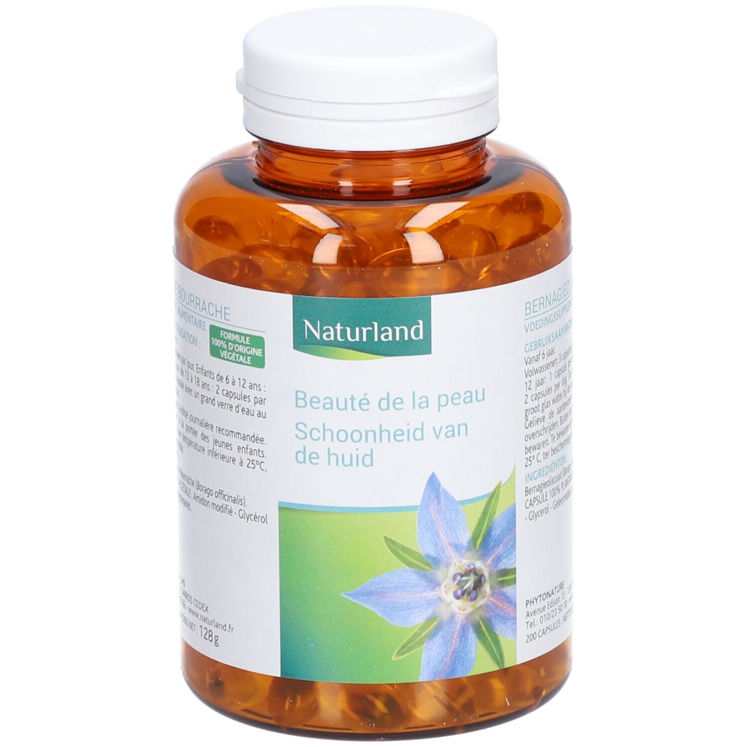 NATURLAND Huile de bourrache 200 pc(s) Capsule(S)