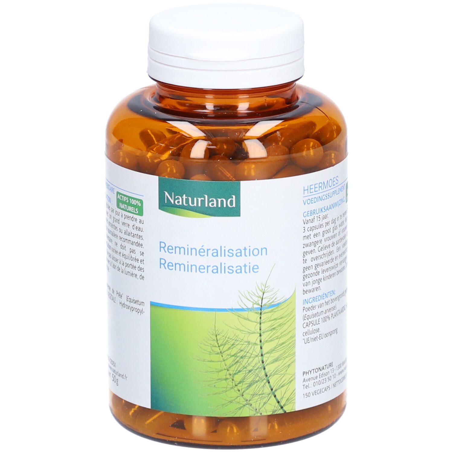 Naturland - Reminéralisation - Prêle 100% naturelle 150 pc(s) Capsule(S)